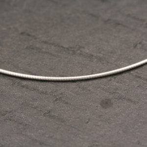 Semi-spang - Collier - Zilver - Omega 1,3 mm